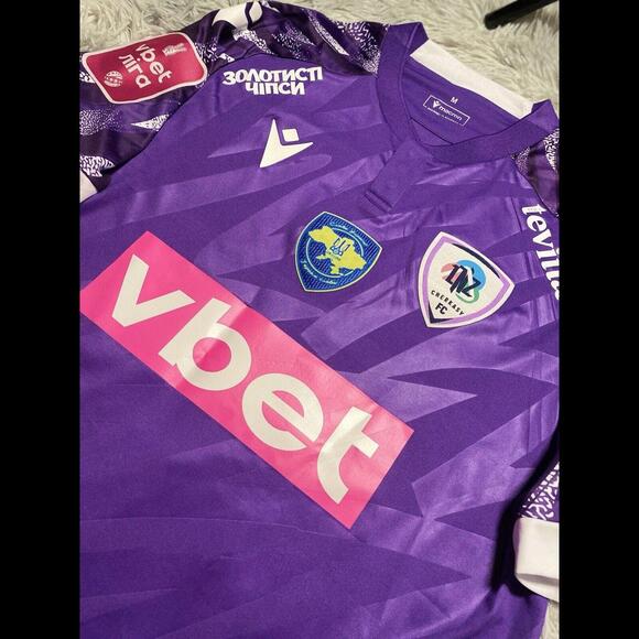 FC LNZ CHERKASY 2023/24 Match Worn/SIGNED Jersey Photo Proof Den Norenkov #17 - Picture 4 of 8